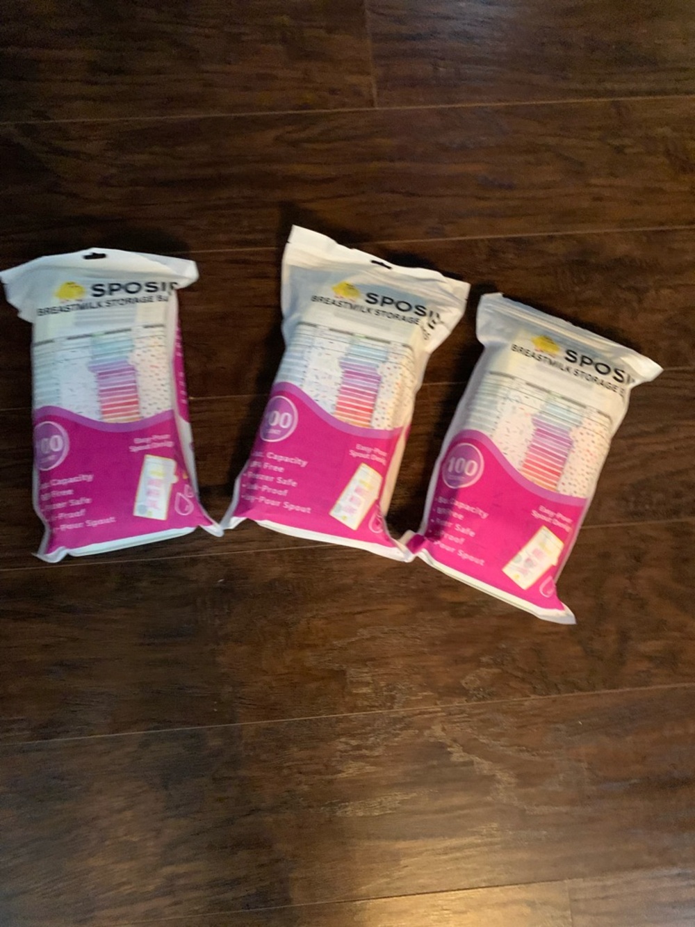 $15 Each Spouse Breastmilk Storage Bags - (100 Count)
